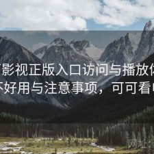 可可影视正版入口访问与播放体验：好不好用与注意事项，可可看电影