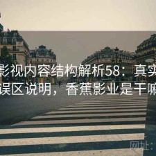 香蕉影视内容结构解析58：真实情况与误区说明，香蕉影业是干嘛的