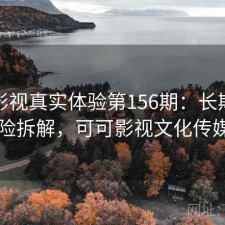 可可影视真实体验第156期：长期表现与风险拆解，可可影视文化传媒公司