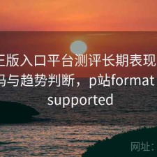 P站正版入口平台测评长期表现分析：靠谱吗与趋势判断，p站format is not supported