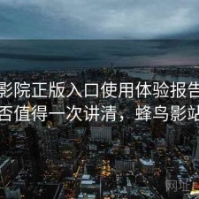 蜂鸟影院正版入口使用体验报告：是否值得一次讲清，蜂鸟影站