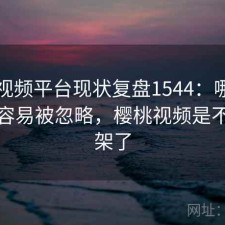 樱桃视频平台现状复盘1544：哪些问题最容易被忽略，樱桃视频是不是下架了
