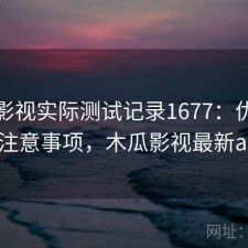木瓜影视实际测试记录1677：优缺点与注意事项，木瓜影视最新app