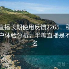 半糖直播长期使用反馈2265：稳定性与用户体验分析，半糖直播是不是改名