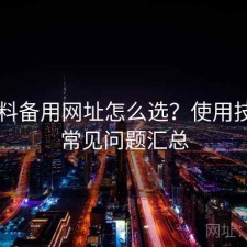 51爆料备用网址怎么选？使用技巧与常见问题汇总
