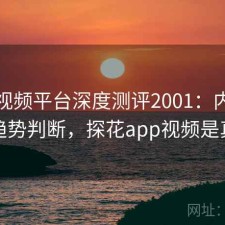 探花视频平台深度测评2001：内容变化与趋势判断，探花app视频是真的吗