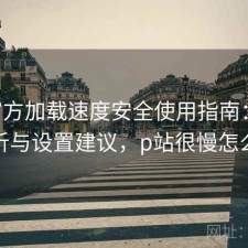 P站官方加载速度安全使用指南：实测分析与设置建议，p站很慢怎么办
