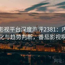 番茄影视平台深度测评2381：内容变化与趋势判断，番茄影视啊