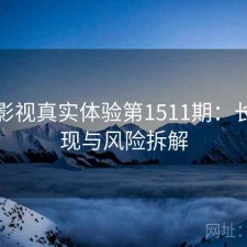红桃影视真实体验第1511期：长期表现与风险拆解