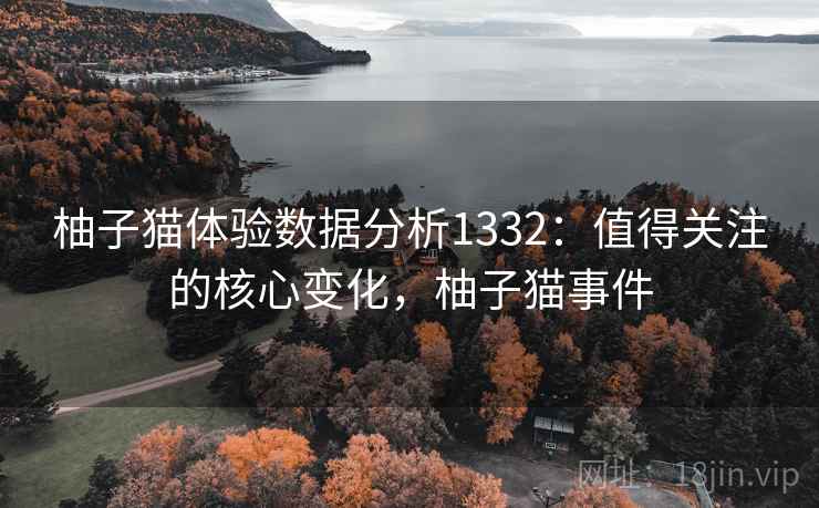柚子猫体验数据分析1332：值得关注的核心变化，柚子猫事件  第1张