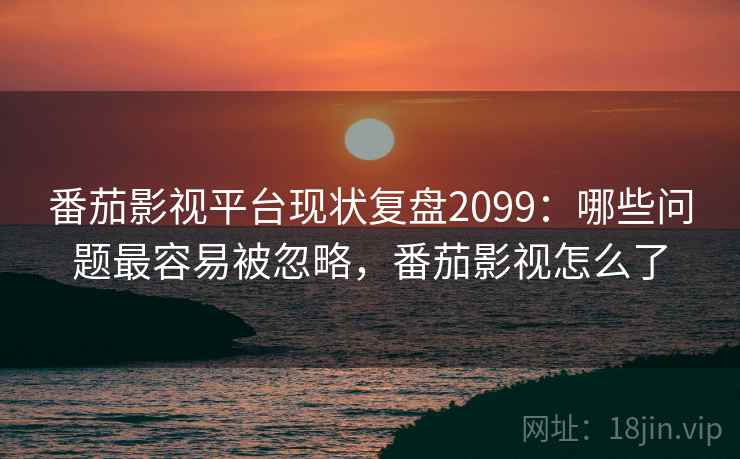 番茄影视平台现状复盘2099：哪些问题最容易被忽略，番茄影视怎么了  第2张