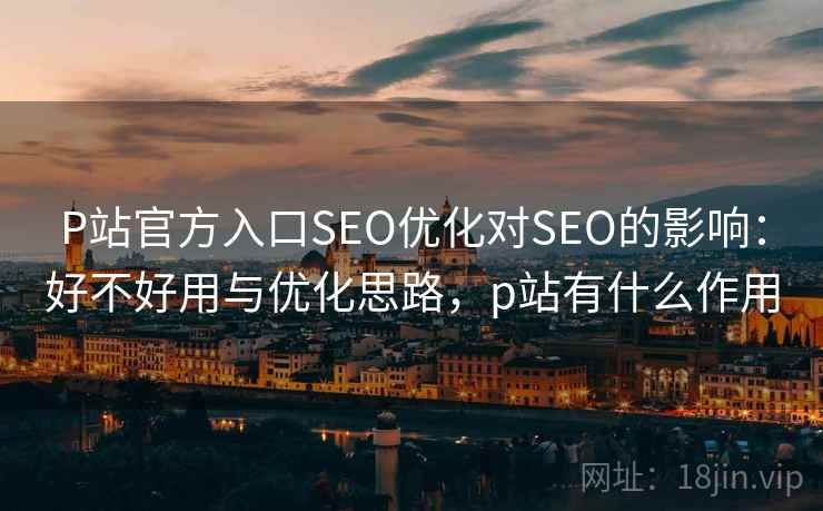 P站官方入口SEO优化对SEO的影响：好不好用与优化思路，p站有什么作用  第2张