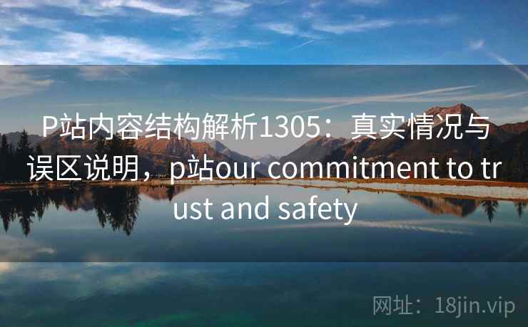 P站内容结构解析1305：真实情况与误区说明，p站our commitment to trust and safety  第1张