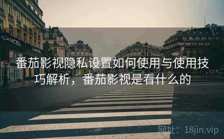 番茄影视隐私设置如何使用与使用技巧解析，番茄影视是看什么的  第1张