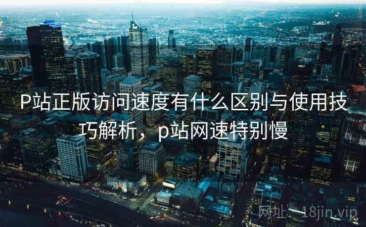 P站正版访问速度有什么区别与使用技巧解析，p站网速特别慢  第2张