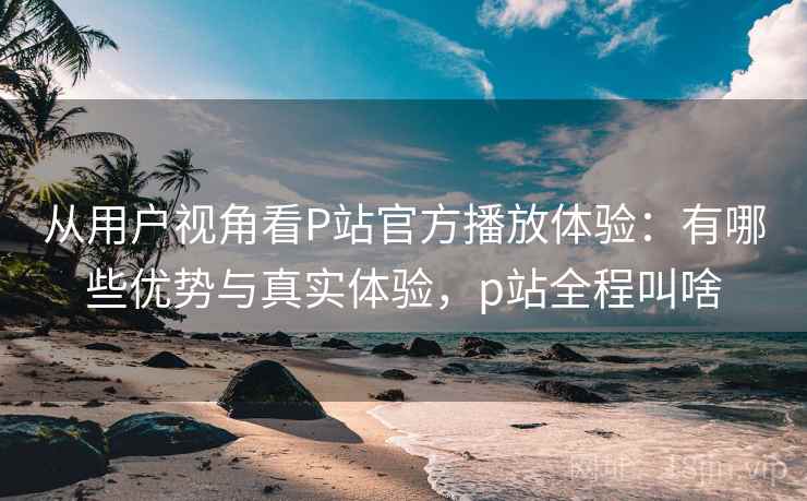 从用户视角看P站官方播放体验：有哪些优势与真实体验，p站全程叫啥  第2张