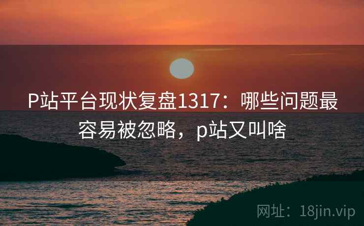 P站平台现状复盘1317：哪些问题最容易被忽略，p站又叫啥  第1张