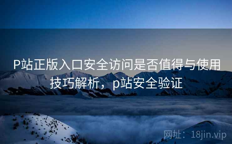 P站正版入口安全访问是否值得与使用技巧解析，p站安全验证  第2张