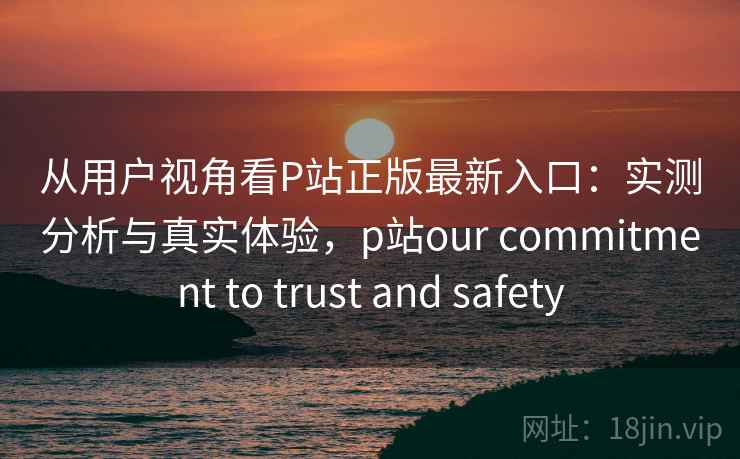 从用户视角看P站正版最新入口：实测分析与真实体验，p站our commitment to trust and safety  第2张