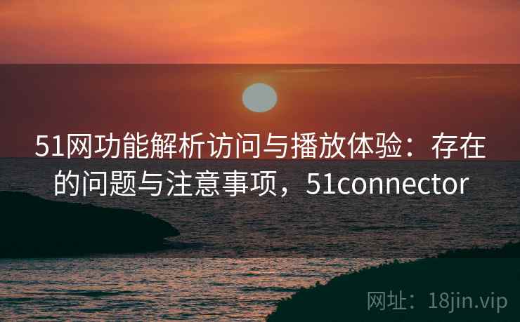 51网功能解析访问与播放体验：存在的问题与注意事项，51connector  第1张